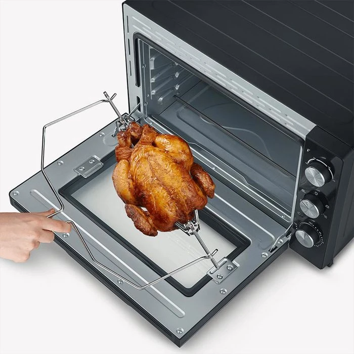 Severin Minibackofen XXL, TO 2073, 2200 Watt, Mit Drehspieß & Pizzastein, 60 Liter 2 Severin Minibackofen XXL, TO 2073, 2200 Watt, Mit Drehspieß & Pizzastein, 60 Liter – Bild 2