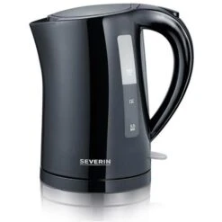 Severin Wasserkocher WK 3498, 1,5 Liter, 2200 Watt, Kunststoffgehäuse, Schwarz