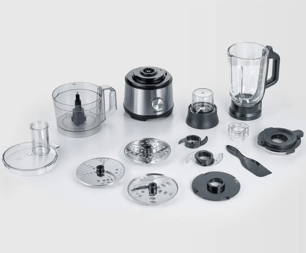 SEVERIN Multifunktionale Küchenmaschine KM 3892 Aus Edelstahl Kunststoff, Edelstahl-gebürstet-schwarz 7 SEVERIN Multifunktionale Küchenmaschine KM 3892 Aus Edelstahl Kunststoff, Edelstahl-gebürstet-schwarz – Bild 7