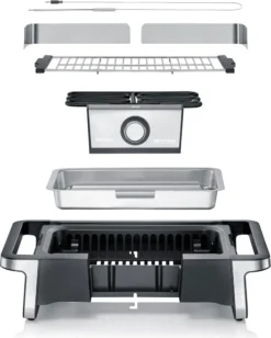 Severin PG 8113 Senoa Boost Tischgrill 3000W Safe-Touch Thermostat Grillrost -Deutschland Severin Verkaufs-Shop 21ca07d2411c0098360c8d0c2cbaa602