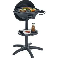 Severin Elektro-Standgrill »PG 8541«, 2000 W, Hohe Kapazität Durch Große Grillfläche Ø 41cm, XXL-Anschlusskabel 2,8m