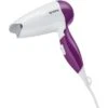 Severin Haartrockner HT 0156, Weiß-lila, Reisehaartrockner, Klappbar, 1200 Watt