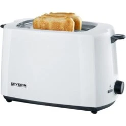 Severin Toaster AT 2286, 2 Scheiben, 700 Watt, Kunststoffgehäuse, Weiß