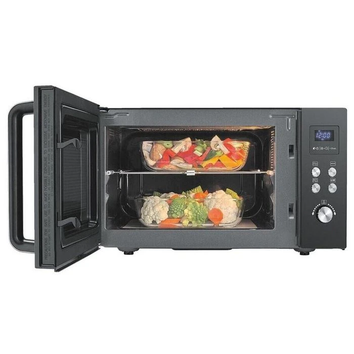 Severin Mikrowelle MW 7763, Mit Grill, 900 Watt, Glasboden, Garraum 25 Liter, Schwarz 5 Severin Mikrowelle MW 7763, Mit Grill, 900 Watt, Glasboden, Garraum 25 Liter, Schwarz – Bild 5