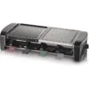 Severin Raclette-Grill RG 9645, 1400 Watt, Wende- & Natursteinplatte, 8 Personen