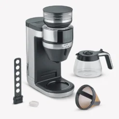 SEVERIN FILKA Vollautomat Für Filterkaffee Mit Glaskanne KA 4850 Aus Edelstahl, Matt-schwarz Edelstahl-gebürstet -Deutschland Severin Verkaufs-Shop 55acbedea57cdea54ee67497ec72ba6a