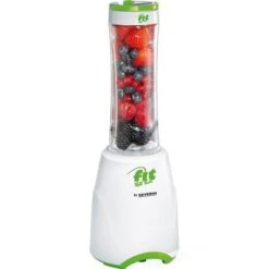Severin Standmixer Mix&Go SM 3735, Fit For Fun, 300 Watt, Aus Kunststoff, Weiß / Grün
