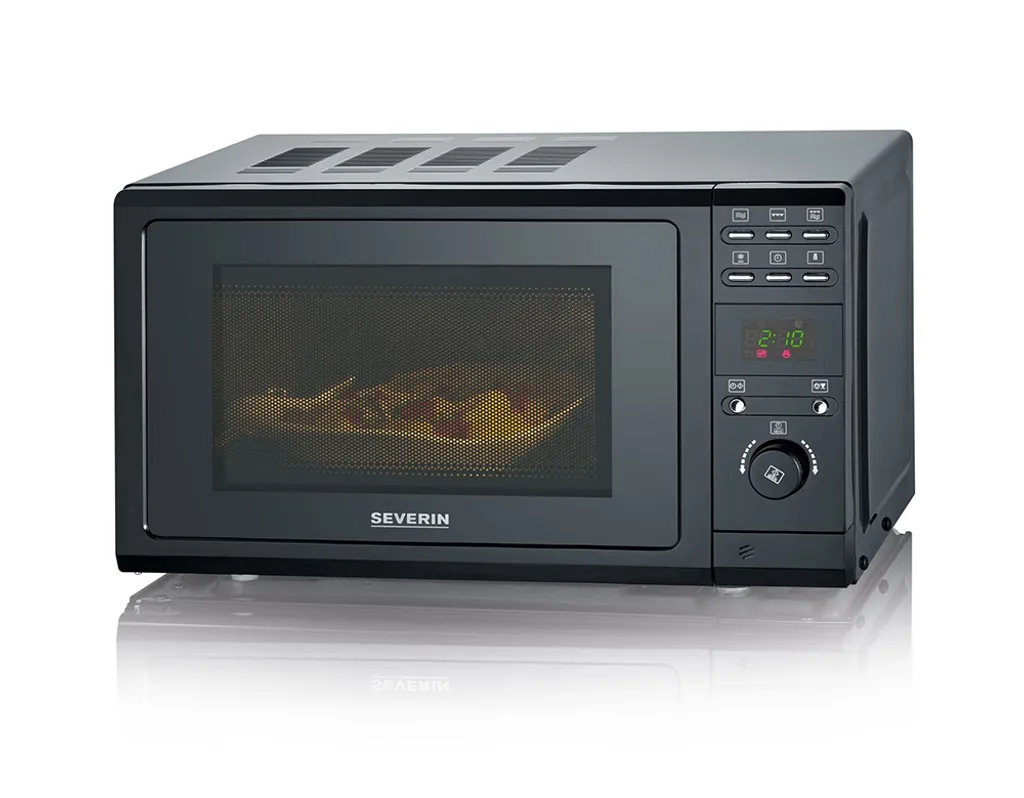 Severin MW 7861 Mikrowelle Mit Grillfunktion 2-in-1 20L 700 Watt Schwarz 1 Severin MW 7861 Mikrowelle Mit Grillfunktion 2-in-1 20L 700 Watt Schwarz