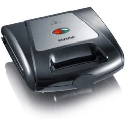 Severin Sandwichmaker Sandwich-Toaster, SA 2968, 1000 W, Mit Wechselplatten, 3in1, Für 2 Sandwiches