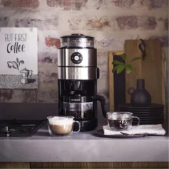 Severin KA 4811 Filterkaffeemaschine Mit Mahlwerk Für 6 Tassen Edelstahl Schwarz -Deutschland Severin Verkaufs-Shop 73eabf768b3d03883e00d4c9cf7a4429