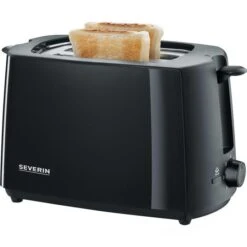 Severin Toaster AT 2287, 2 Scheiben, 700 Watt, Kunststoffgehäuse, Schwarz