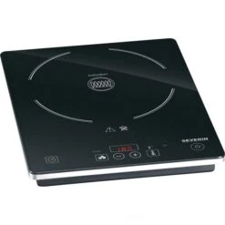 Severin Kochplatte KP 1071, Induktions-Einzelkochplatte, 2000 Watt, Schwarz