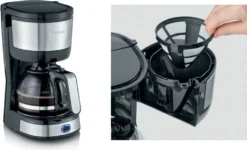 SEVERIN Kaffeemaschine KA 4808 750 Watt Edelstahl -Deutschland Severin Verkaufs-Shop 82ddad9533256056d1ee47d02ea9565d