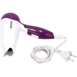 Severin Haartrockner HT 0156, Weiß-lila, Reisehaartrockner, Klappbar, 1200 Watt -Deutschland Severin Verkaufs-Shop 8a059fb97887edc1c6b82c0152400b2645cdb512 haartrockner severin ht 0156 weiss lila