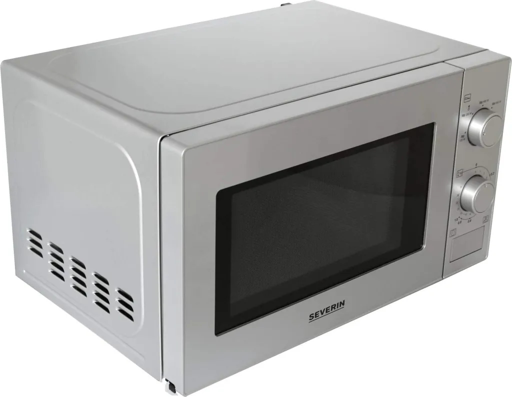 Severin MW 7899, Arbeitsplatte, Solo-Mikrowelle, 20 L, 700 W, Drehregler, Edelstahl 4 Severin MW 7899, Arbeitsplatte, Solo-Mikrowelle, 20 L, 700 W, Drehregler, Edelstahl – Bild 4
