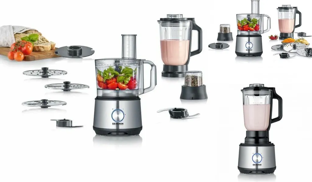 SEVERIN Multifunktionale Küchenmaschine KM 3892 Aus Edelstahl Kunststoff, Edelstahl-gebürstet-schwarz 4 SEVERIN Multifunktionale Küchenmaschine KM 3892 Aus Edelstahl Kunststoff, Edelstahl-gebürstet-schwarz – Bild 4