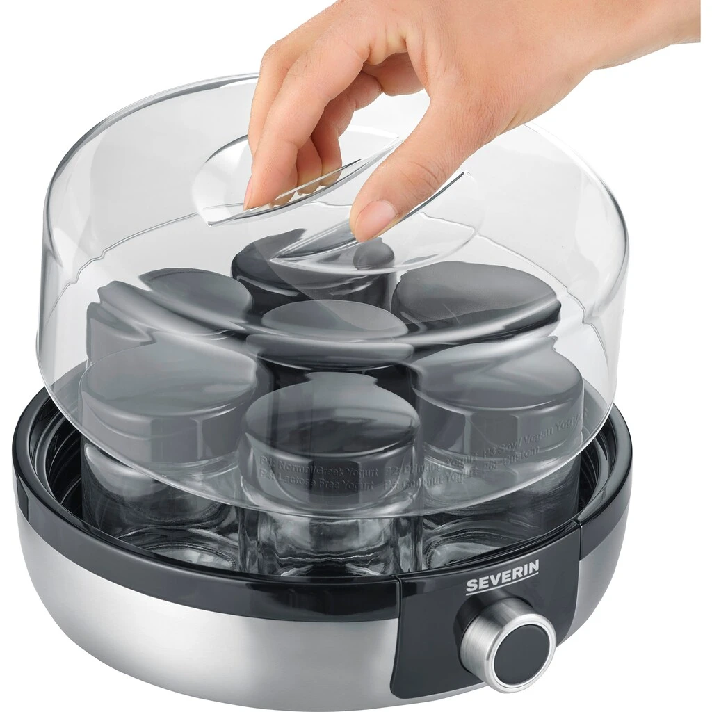 Severin Joghurtbereiter »JG 3521«, 7 Portionsbehälter, Je 150 Ml 5 Severin Joghurtbereiter »JG 3521«, 7 Portionsbehälter, Je 150 Ml – Bild 5