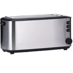 Severin Automatik-Langschlitztoaster AT 2509 (silber/schwarz, Retail)
