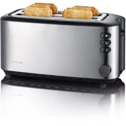 Severin Automatik-Langschlitztoaster AT 2509 (silber/schwarz, Retail) -Deutschland Severin Verkaufs-Shop Severin Automatik Langschlitztoaster AT 2509@@998079 5