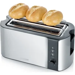 Severin Automatik-Langschlitztoaster AT 2590 (edelstahl/schwarz) -Deutschland Severin Verkaufs-Shop Severin Automatik Langschlitztoaster AT 2590 @@1417374 2