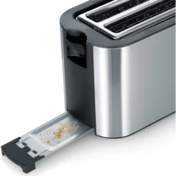 Severin Automatik-Langschlitztoaster AT 2590 (edelstahl/schwarz) -Deutschland Severin Verkaufs-Shop Severin Automatik Langschlitztoaster AT 2590 @@1417374 4