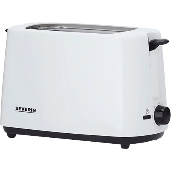 Severin Automatik-Toaster AT 2286 (weiß/schwarz, 700 Watt) 1 Severin Automatik-Toaster AT 2286 (weiß/schwarz, 700 Watt)