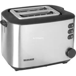 Severin Automatik-Toaster AT 2514 (edelstahl, 850 Watt, Retail)