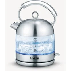 Severin Glas-Wasserkocher Retro WK 3459 (edelstahl/schwarz, 1,7 Liter) -Deutschland Severin Verkaufs-Shop Severin Glas Wasserkocher Retro WK 3459@@1903676 2