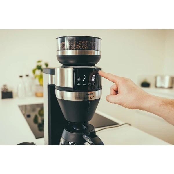 Severin KA 4851, Filtermaschine (schwarz (matt)/edelstahl (gebürstet), Inkl. Thermokanne) – Bild 11