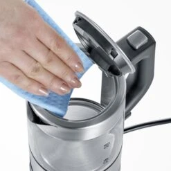 Severin Mini Glas-Wasserkocher WK 3472 (edelstahl/schwarz, 0,5 Liter) -Deutschland Severin Verkaufs-Shop Severin Mini Glas Wasserkocher WK 3472@@1741077 6