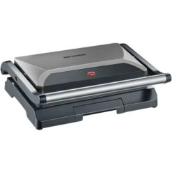 Severin Multigrill KG 2394, Kontaktgrill (grau/schwarz, 800 Watt)