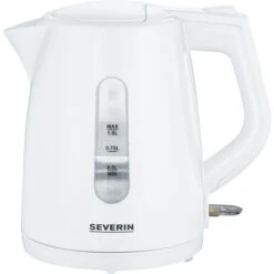 Severin WK 3411, Wasserkocher (weiß, 1,0 Liter)