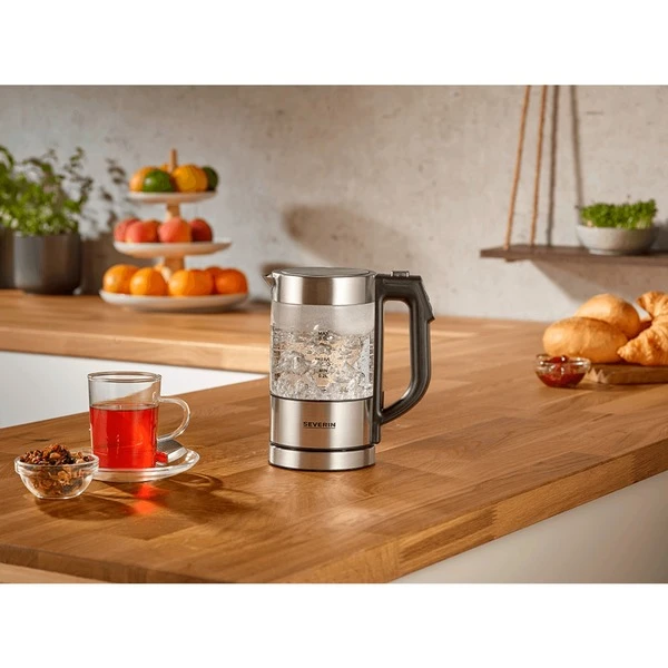 Severin WK 3458, Wasserkocher (edelstahl (gebürstet)/schwarz, 0,5 Liter) 8 Severin WK 3458, Wasserkocher (edelstahl (gebürstet)/schwarz, 0,5 Liter) – Bild 8