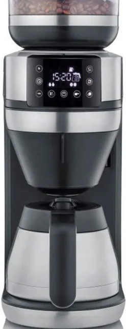 SEVERIN FILKA Vollautomat Für Filterkaffee Mit Glaskanne KA 4850 Aus Edelstahl, Matt-schwarz Edelstahl-gebürstet -Deutschland Severin Verkaufs-Shop b722072bcd8a1a1faf5225ca6a4d5b21