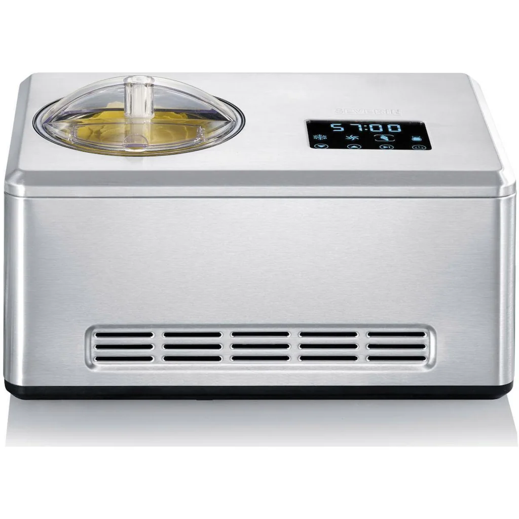 Severin Eismaschine »EZ 7405«, 2 L, 180 W, 2l Kapazität, Aktivkühlung Durch Kompressor, Schnelle Zubereitung 3 Severin Eismaschine »EZ 7405«, 2 L, 180 W, 2l Kapazität, Aktivkühlung Durch Kompressor, Schnelle Zubereitung – Bild 3