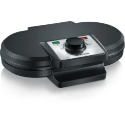 Severin Waffeleisen WA 2106 Duo-Waffelautomat, Für Herzwaffeln, Doppelt, 1200 Watt