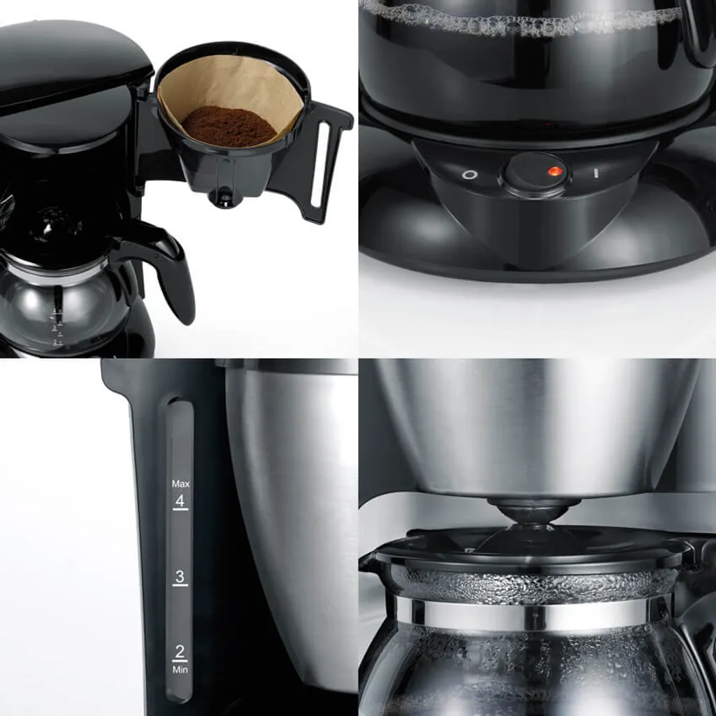 SEVERIN Kaffeemaschine KA 4805 650 Watt Bis 4 Tassen Inkl. Glaskanne 8 SEVERIN Kaffeemaschine KA 4805 650 Watt Bis 4 Tassen Inkl. Glaskanne – Bild 8