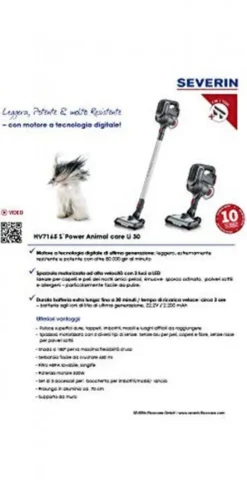 SEVERIN Akku Hand-/Bodenstaubsauger S'Power Topspin HV 7165 -Deutschland Severin Verkaufs-Shop c7538a55b10fefd4772ca59f14025fcd