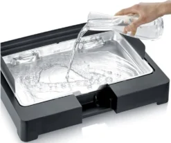 Severin PG 8565 Tischgrill Mit Grillrost 2200 Watt Indoor / Outdoor Windschutz -Deutschland Severin Verkaufs-Shop f50c7e9392a931e8f2a1922161a0091a