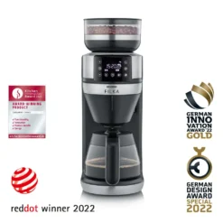 SEVERIN FILKA Vollautomat Für Filterkaffee Mit Glaskanne KA 4850 Aus Edelstahl, Matt-schwarz Edelstahl-gebürstet -Deutschland Severin Verkaufs-Shop fe61dbebc65bb660ac84317f3cff80cf